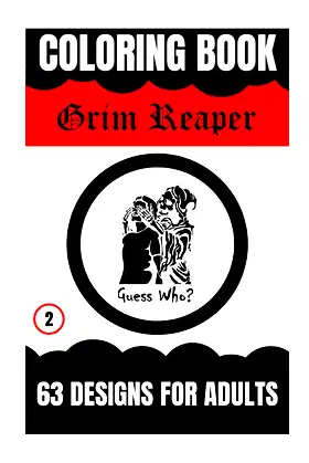 COLORING BOOK: GRIM REAPER (PUMPKIN) poster