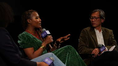 Nikyatu Jusu and  Nikkia Moulterie on Nanny poster