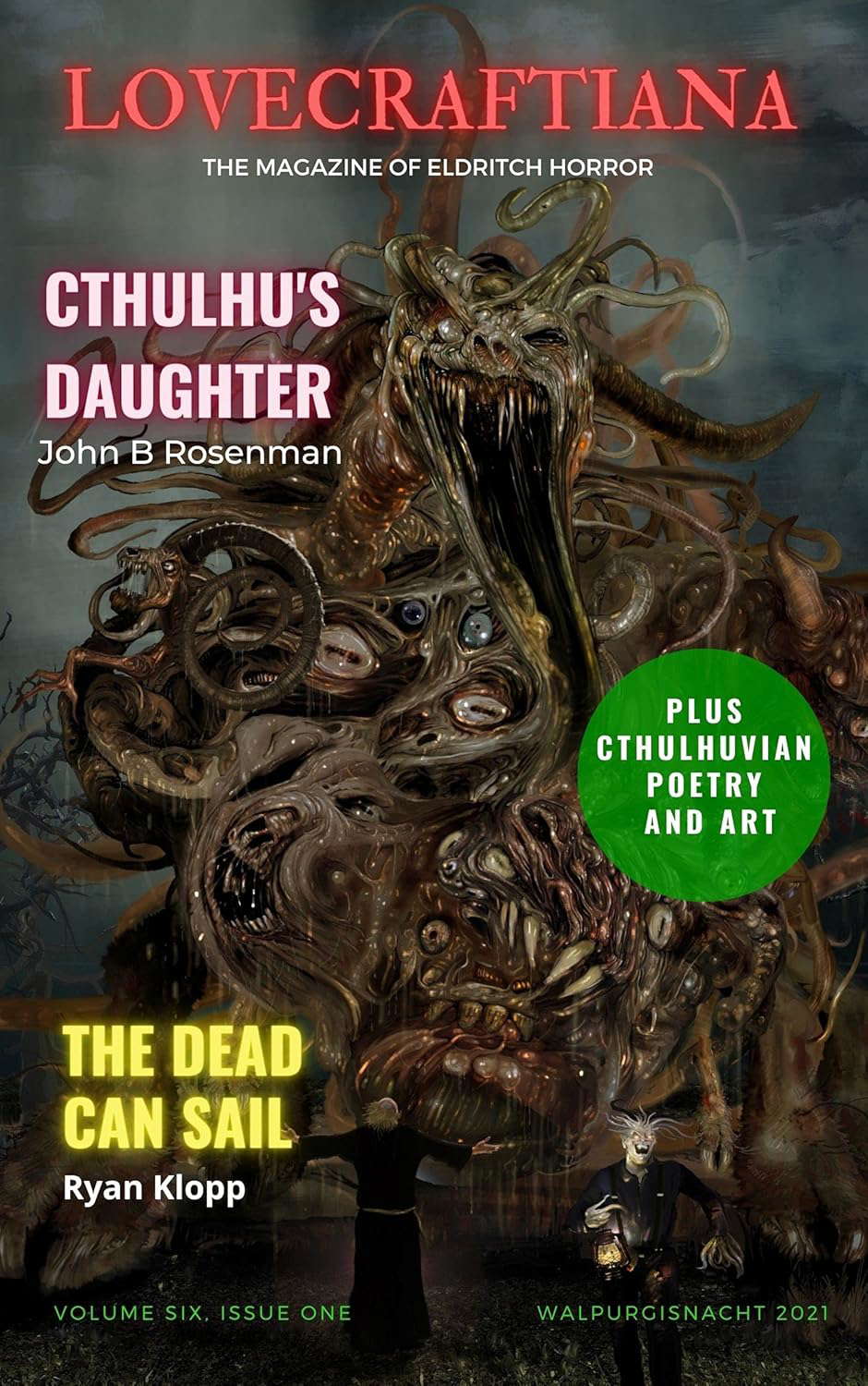 Lovecraftiana: Vol 6, issue 1, Walpurgisnacht 2021 poster