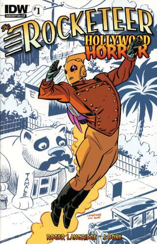 Rocketeer Hollywood Horror #1 Subscription Variant Comic Book 2013 - IDW poster