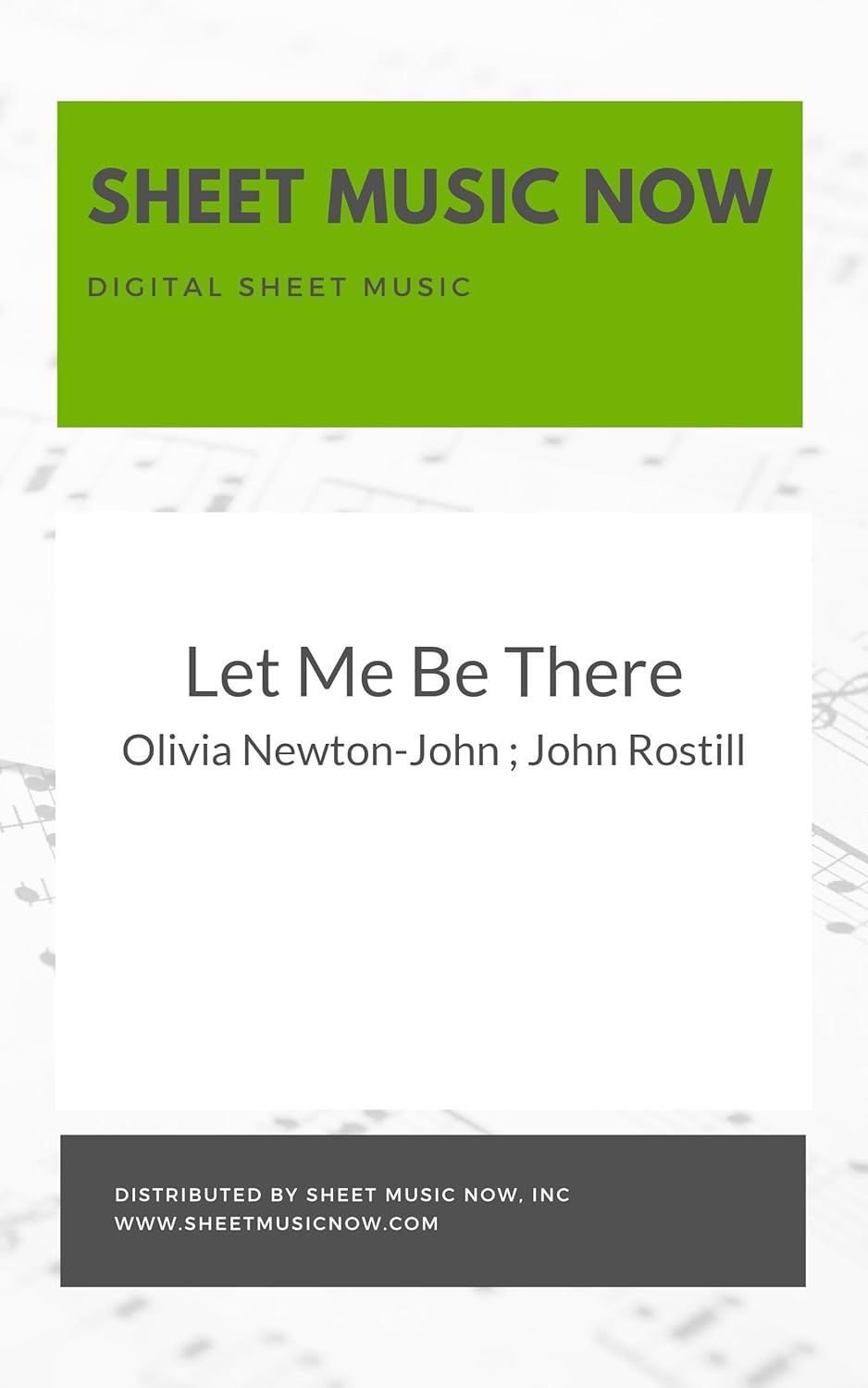 Let Me Be There poster