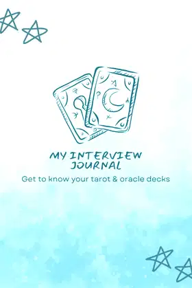 Tarot Oracle Deck Interview Journal poster