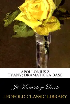Apollonius z Tyany; dramatická báse poster