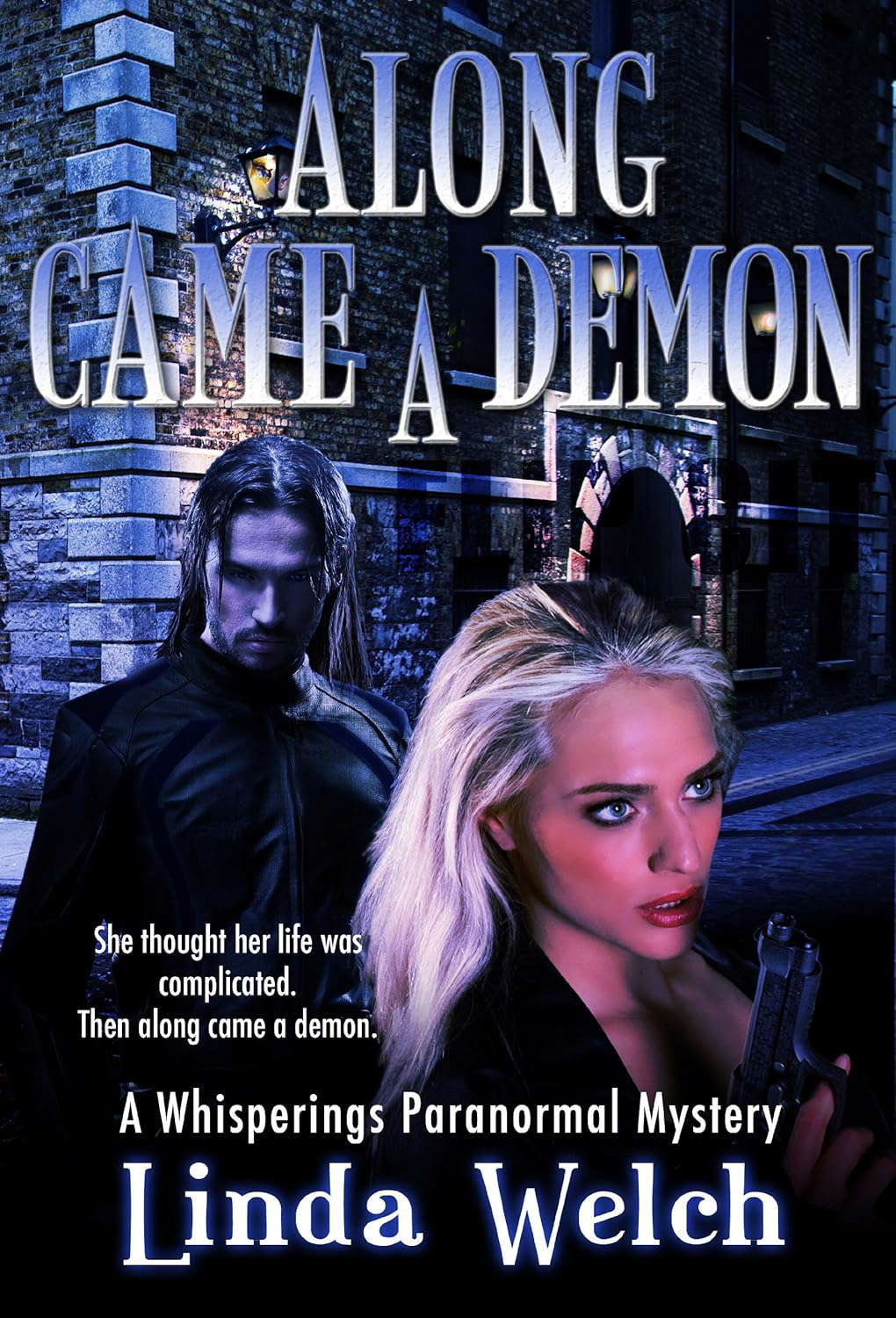Along Came a Demon (Whisperings) (Whisperings Paranormal Mystery Book 1) poster