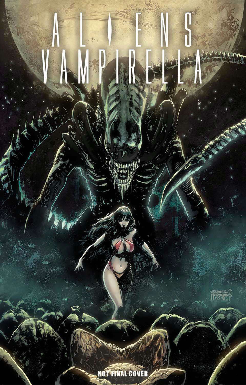 Aliens / Vampirella poster