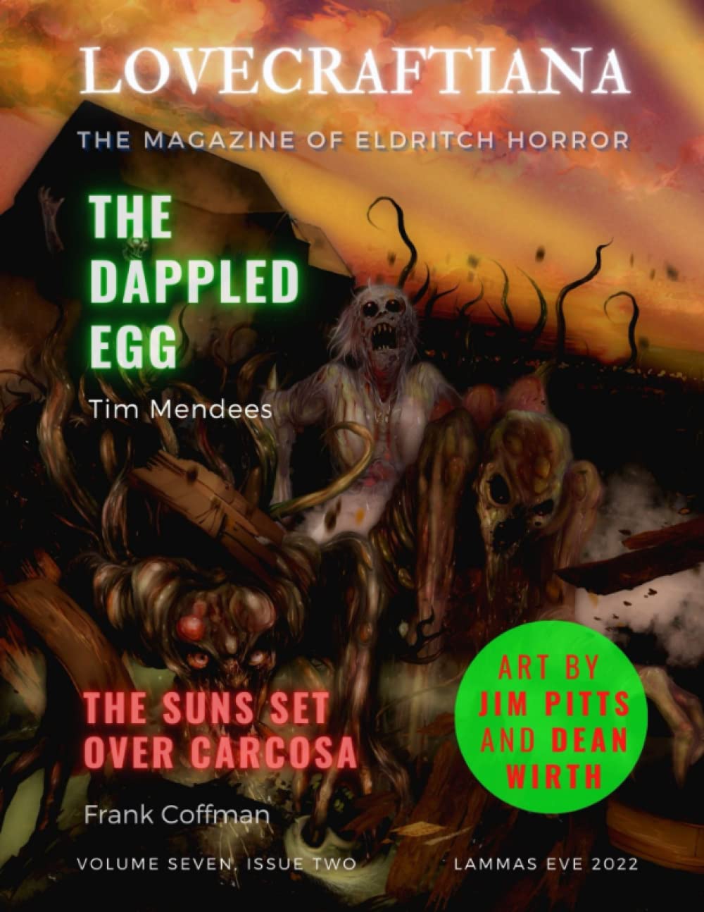Lovecraftiana: Vol 7, Issue 2, Lammas Eve 2022 poster