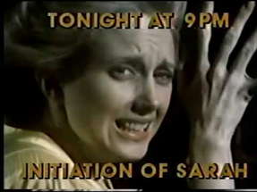 The Initiation of Sarah promo, 1984 poster