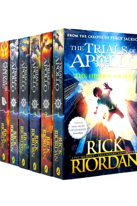 Rick Riordan Trials of Apollo & Magnus Chase Series 8 Book Set Collection poster