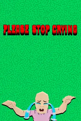 PLEASE STOP CRYING poster