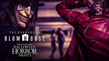 The Horrors of Blumhouse - Halloween Horror Nights 2022 poster