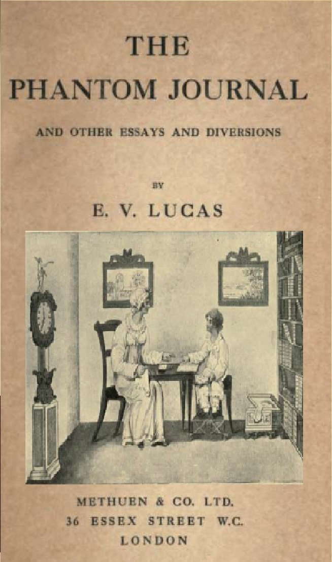 The phantom journal and other essays and diversions poster