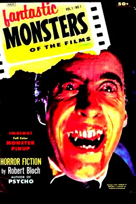 Fantastic Monsters Of The Films #1 (B&W): Golden Age Horror Comic poster