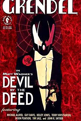 Grendel in Devil by the deed poster