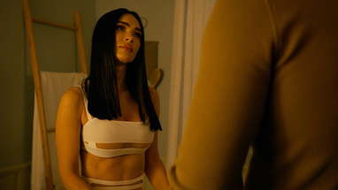 Megan Fox Robot Heals Extraordinarily Fast | Subservience (2024) | Megan Fox | Movie Clip 4K poster