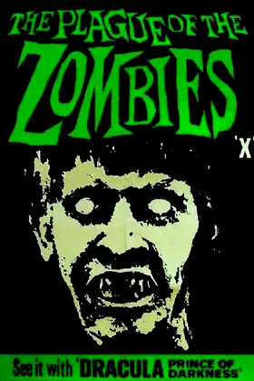 The Plague of the Zombies poster