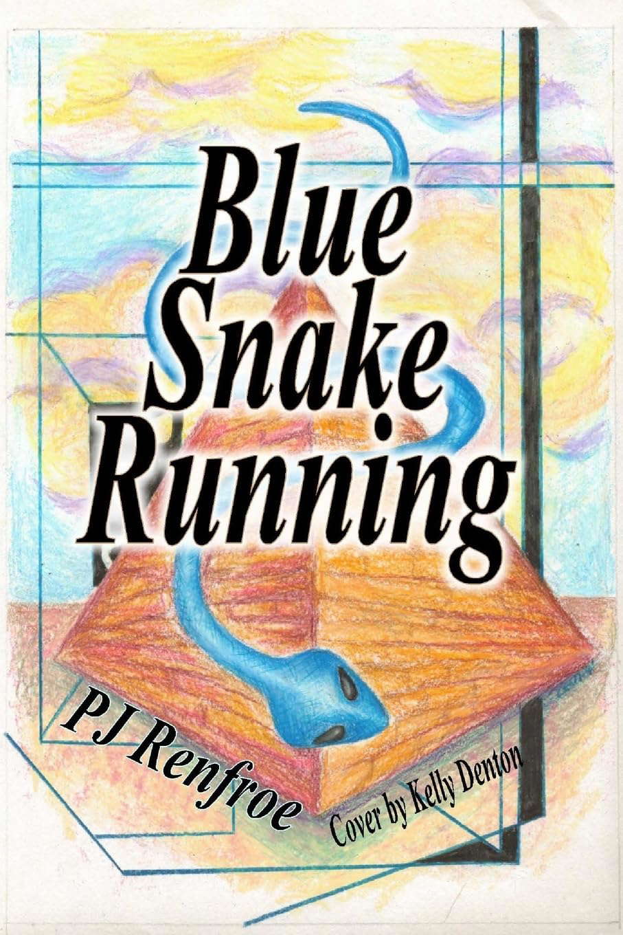 Blue Snake Running poster