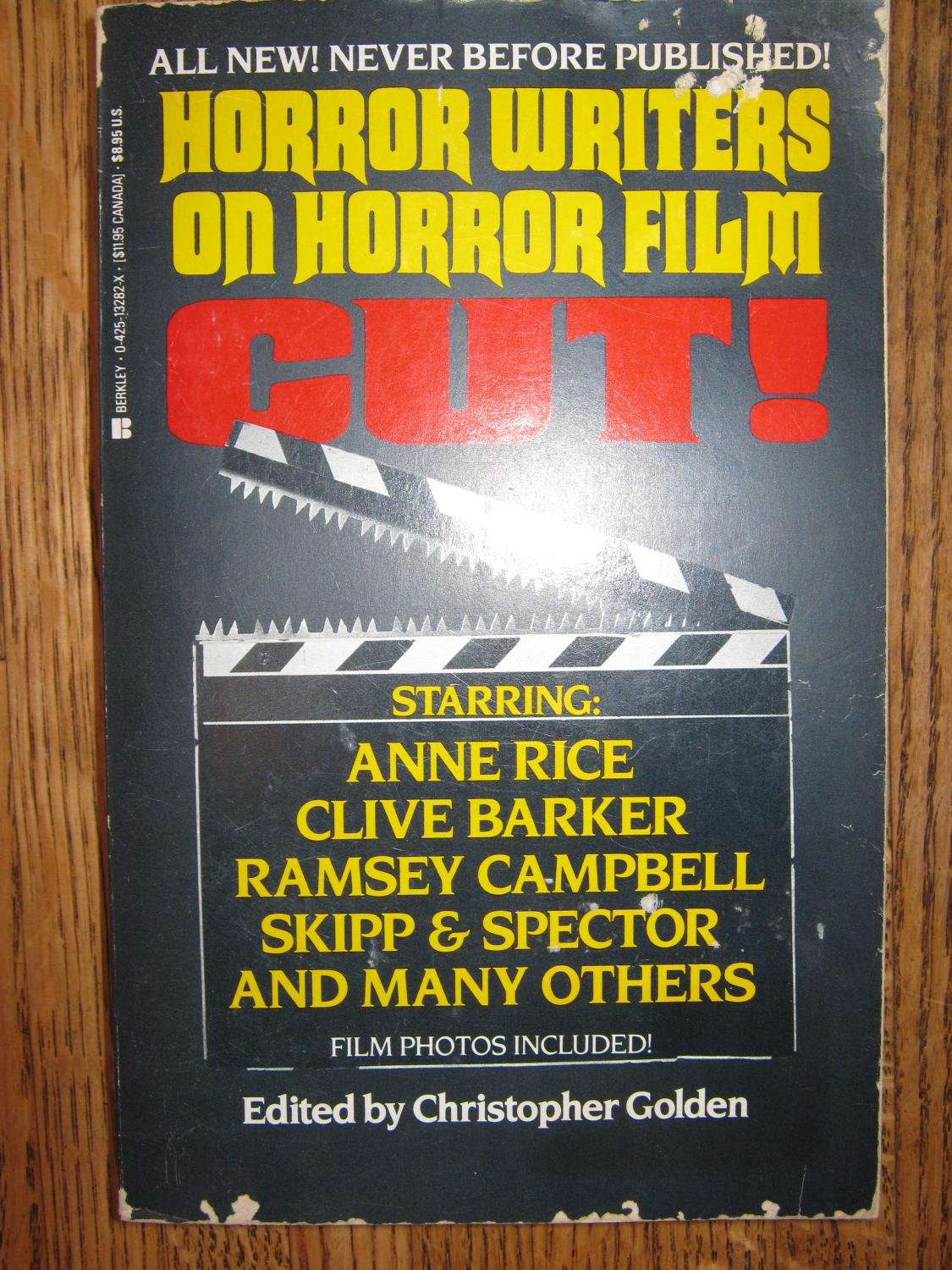 Cut! Horror Writers on Horror Film poster