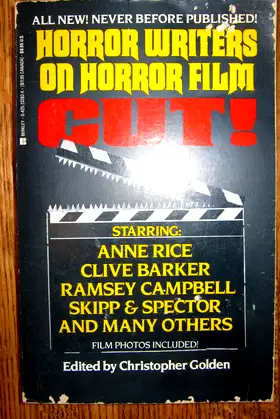 Cut! Horror Writers on Horror Film poster