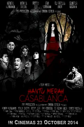Hantu Merah Casablanca poster