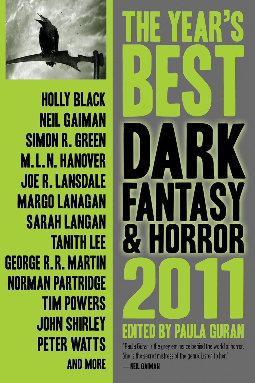 The Year's Best Dark Fantasy & Horror, 2011 Edition poster