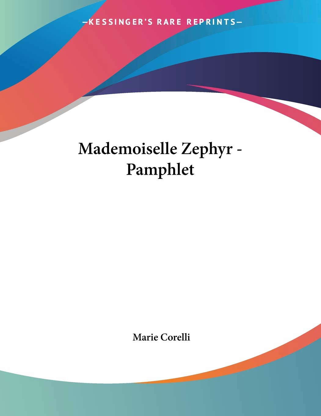 Mademoiselle Zephyr - Pamphlet poster