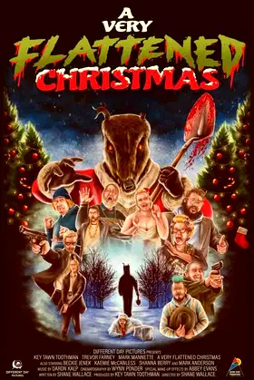 A Very Flattened Christmas poster