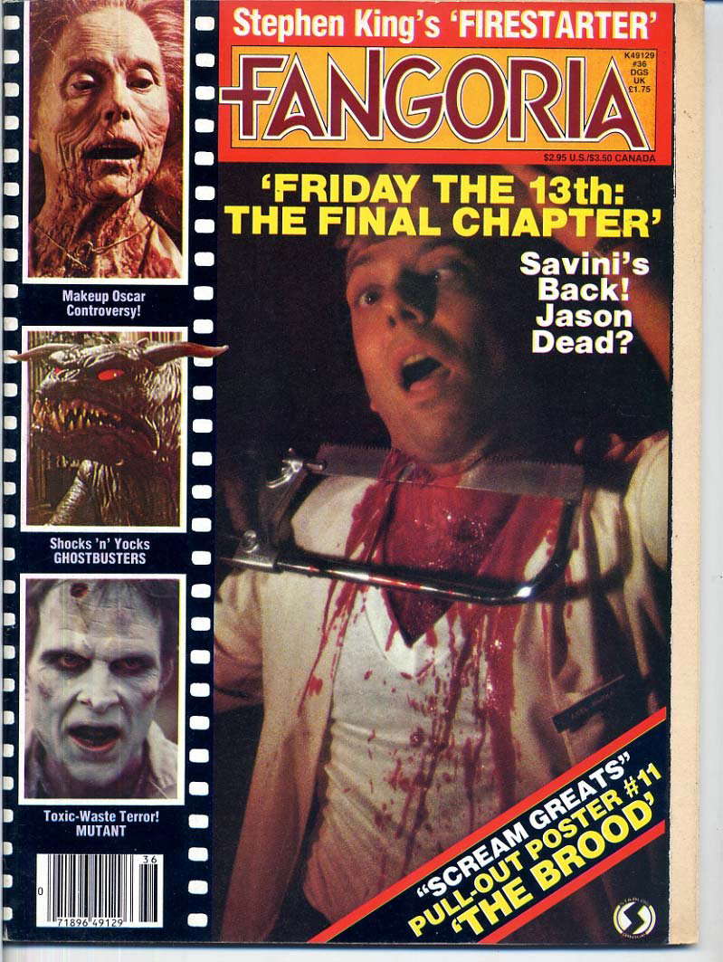 Fangoria, No. 36, July 1984 poster