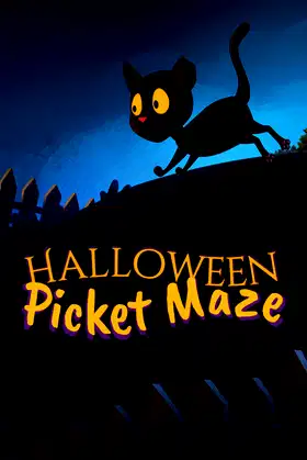 Halloween Picket Maze poster