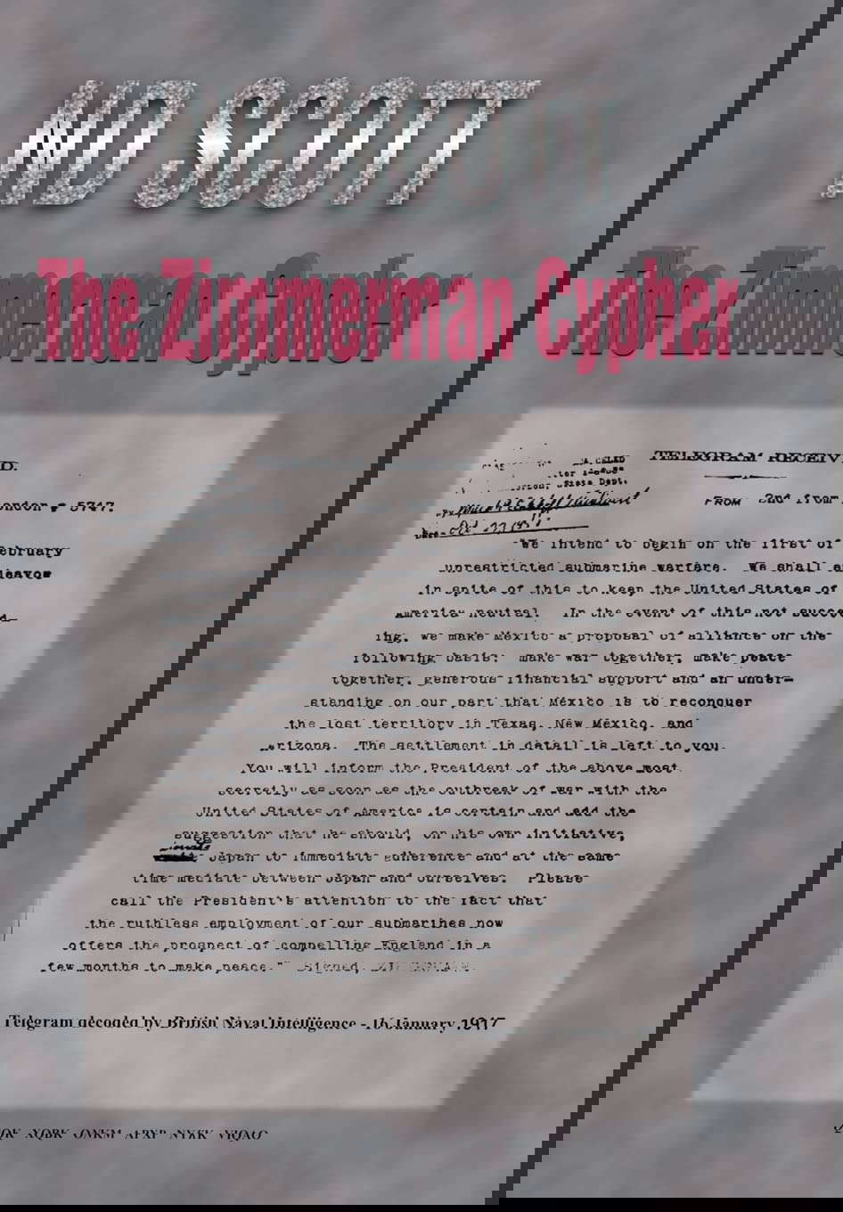 The Zimmerman Cypher poster
