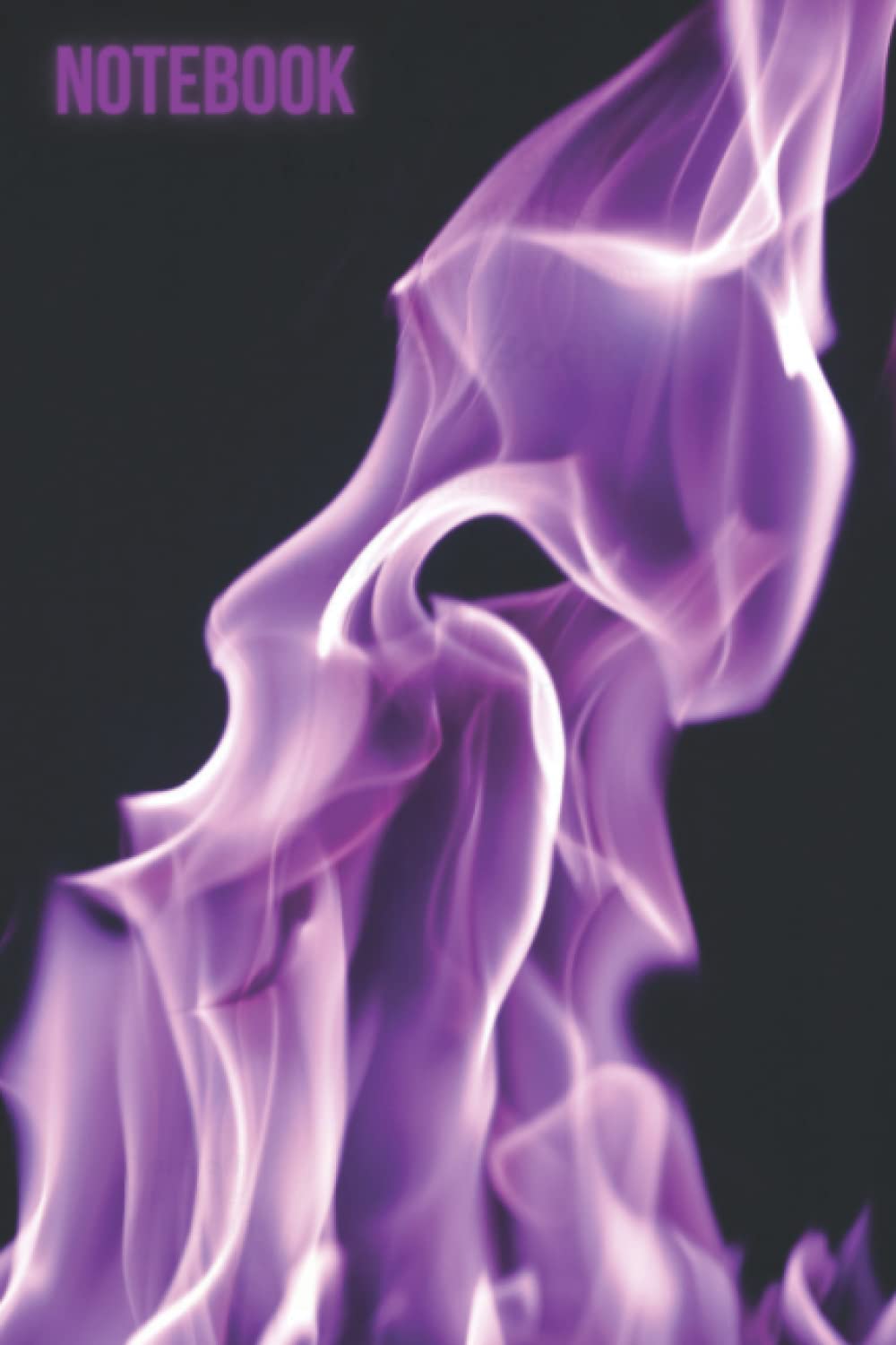 Notebook: Purple Flame Notebook poster