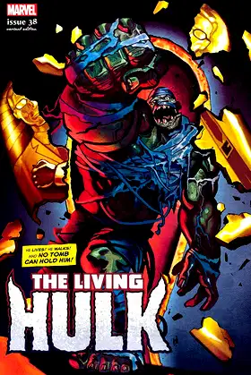 IMMORTAL HULK #38 DEL MUNDO LIVING HULK HORROR poster