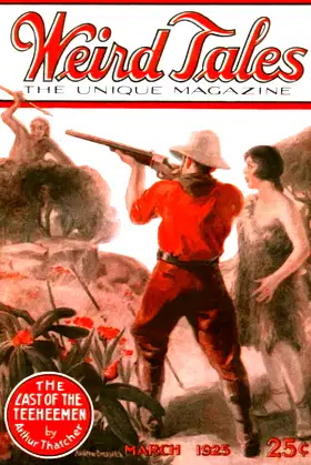 Weird Tales, March 1925 poster