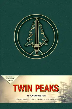 Twin Peaks The Bookhouse Boys Hardcover Ruled Journal (90's Classics) poster