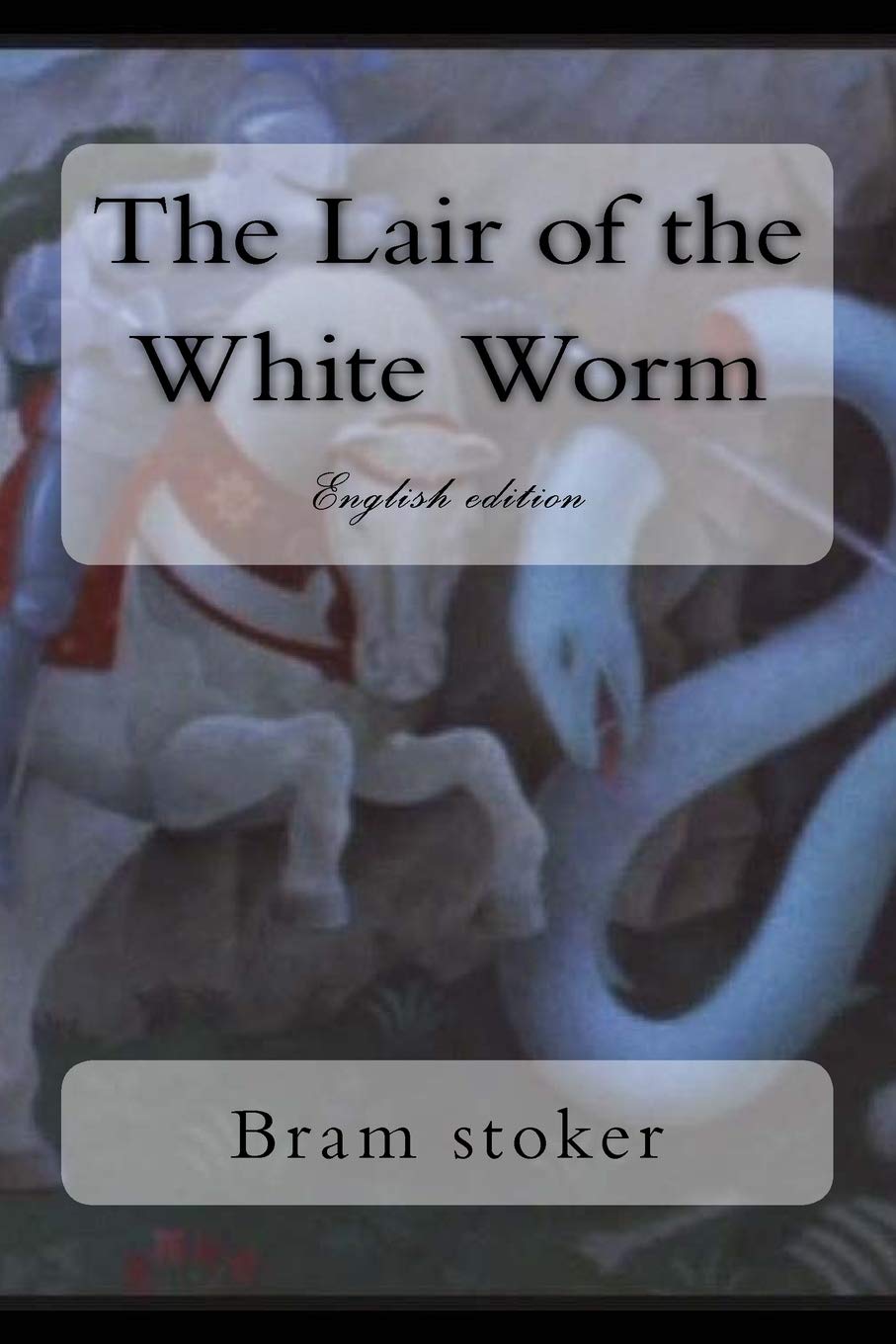 The Lair of the White Worm: English edition poster
