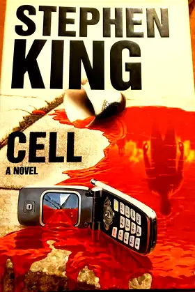 Stephen King CELL Novel Thriller Adventure Fiction Hardcover HC Book poster