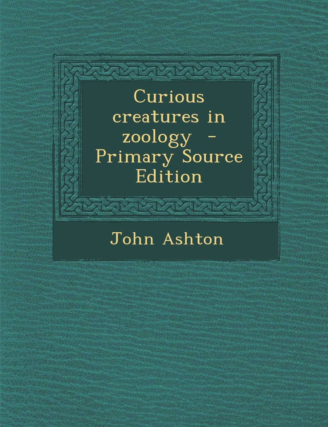 Curious creatures in zoology poster