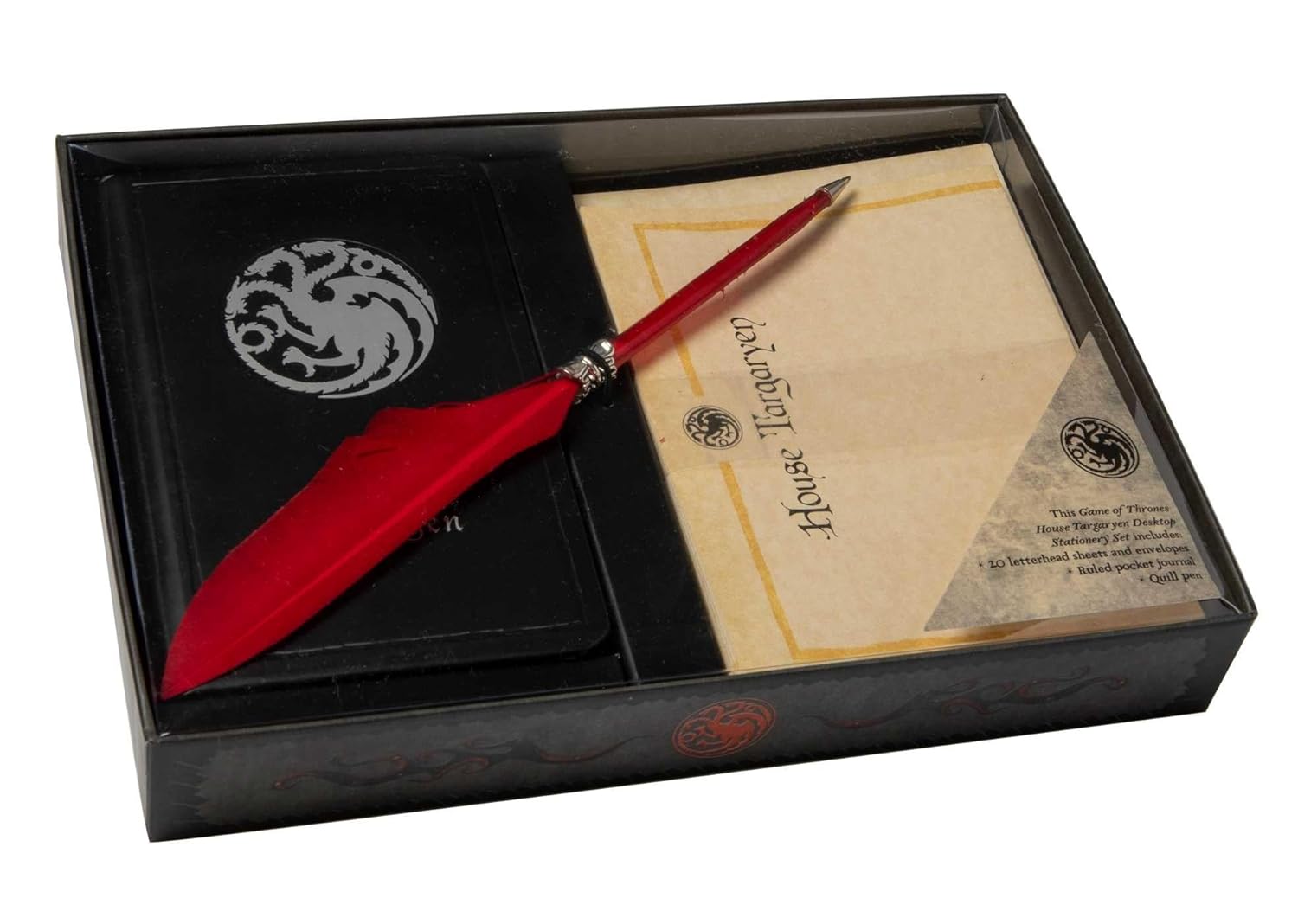 Game of Thrones: House Targaryen: Desktop Stationery Set (With Pen) poster