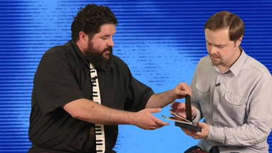 Comedian Richard Sandling and Ashens explore the world of Videodrome poster