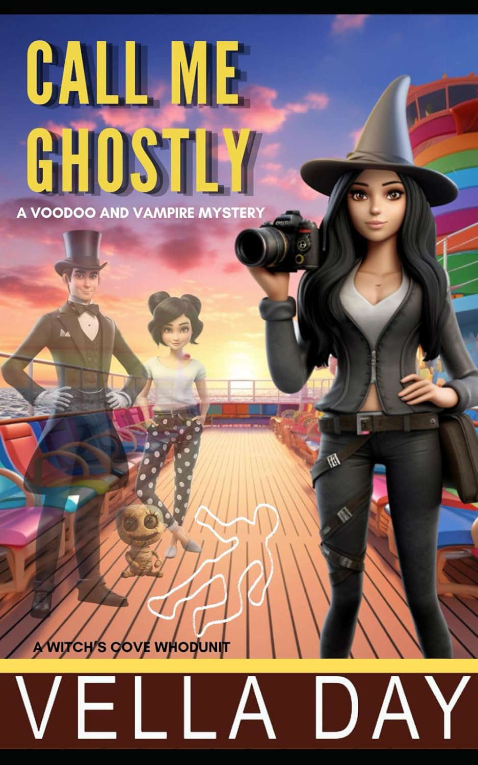 Call Me Ghostly: A Witch's Cove Whodunit (A Voodoo and Vampire Mystery) poster
