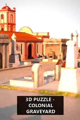 3D PUZZLE - Colonial Graveyard poster