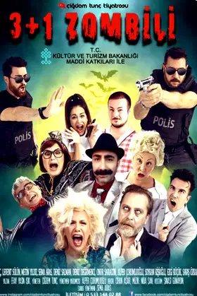 3+1 Zombili poster