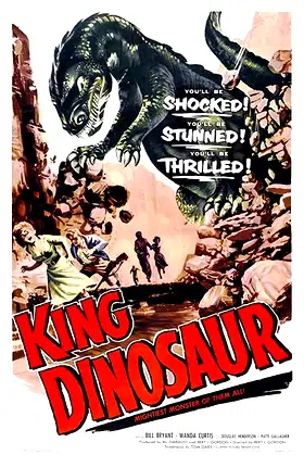 King Dinosaur poster