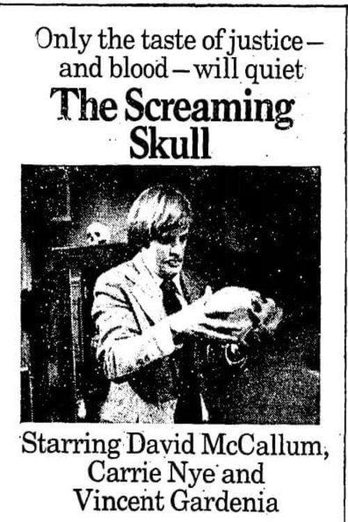 The Screaming Skull poster