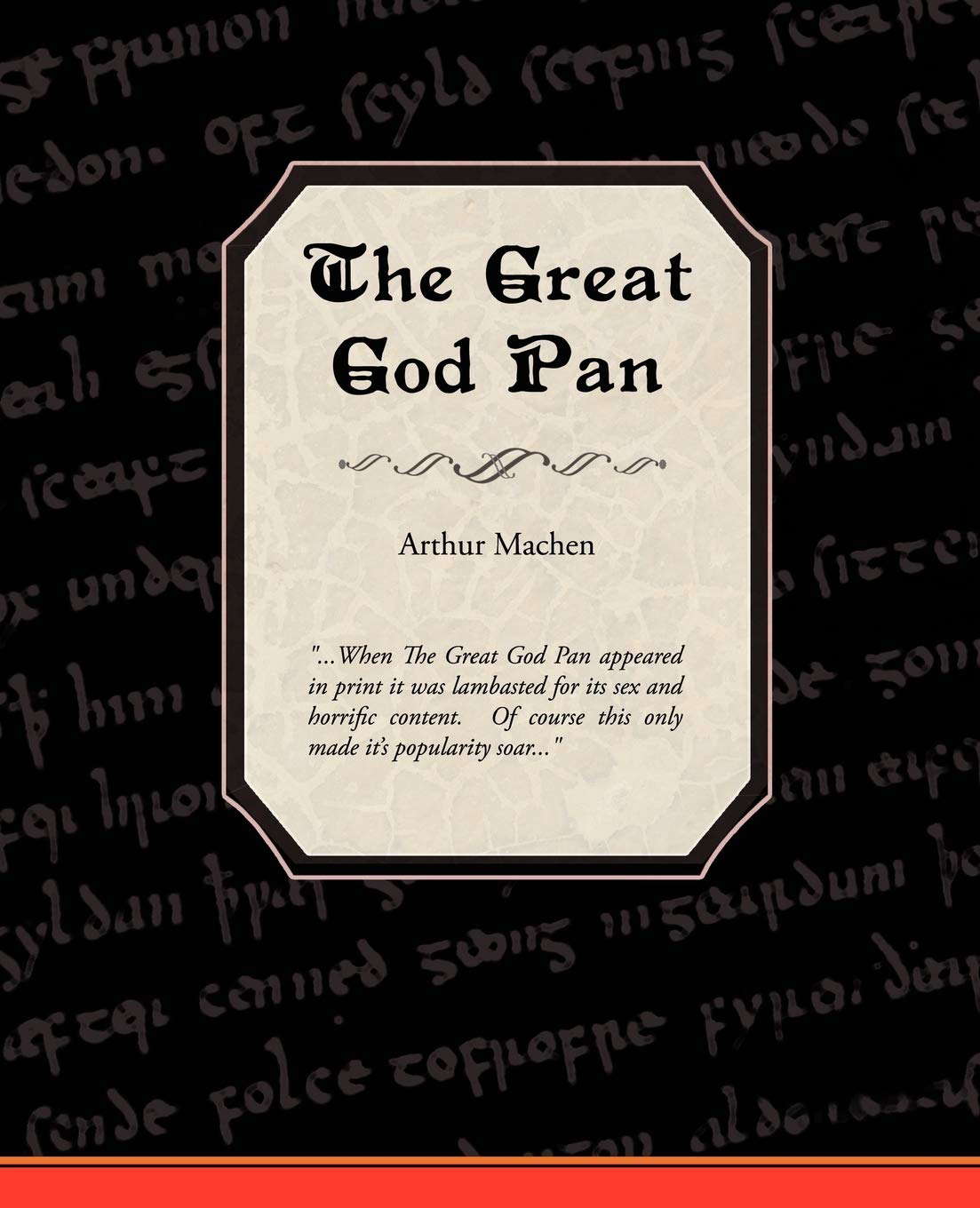 The Great God Pan poster