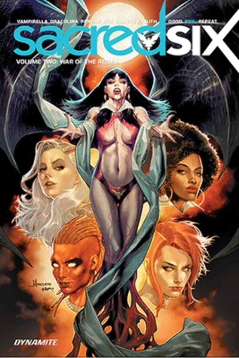 SACRED SIX V. 2: WAR OF THE ROSES (SACRED SIX TP) poster