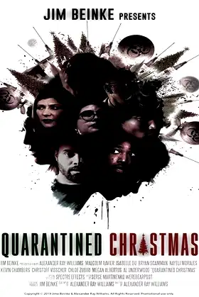 A Quarantined Christmas poster