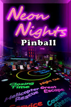 Neon Nights Pinball poster