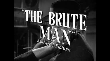 THE BRUTE MAN 1946 Faux Trailer poster