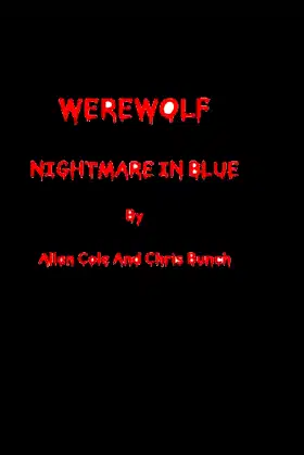 WEREWOLF: Nightmare In Blue poster