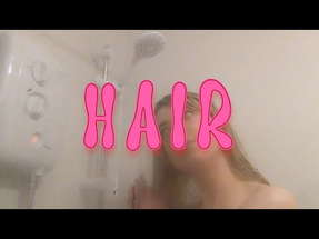 Hair - female horror short film poster